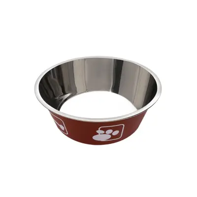 Double-Layer Stainless Steel Dog and Cat Bowl, Non-Slip and Impact-Resistant