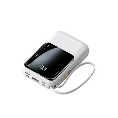 3C sertifikalı, 22.5W hızlı şarjlı, 10000mAh ultra büyük kapasiteli, mobil güç kaynağı, LOGO hediye özelleştirme özellikli powerbank.