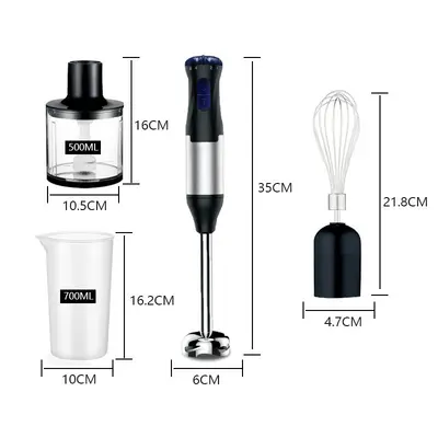 家用美规110v料理器套装手持打蛋器辅食器粉碎棒绞肉机搅拌器组合