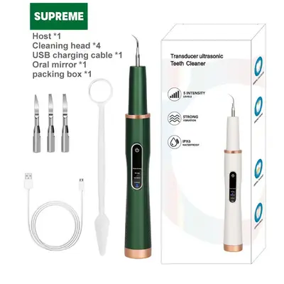 Ultrasonik elektrikli diş temizleyici, diş taşı temizleme - 11