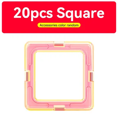 Magnetische Dinosaurier-Bausteine, Englisch-Set, Lernspielzeug - 11