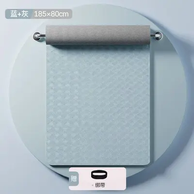 Wide Thick TPE Yoga Mat, Non-Slip, Shock-Absorbing, Silent - 13