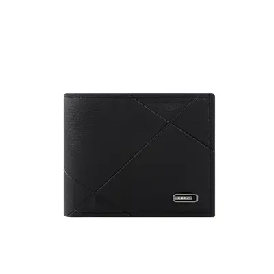 Men's Short Wallet, Multi-Card Slots, Slim Bi-Fold, Soft Leather - 5