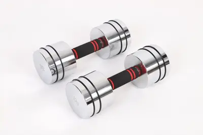 Ev saf elektrikli çelik dambıl fitness ekipmanları seti spor ev ayarlanabilir çıkarılabilir PVC elektroliz kaplama kadmiyum kaplama dambıllar - 8