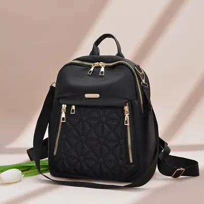 Cross-border Women's Backpack Large Capacity Daily Travel School Bag New Trend Versatile Fashion Oxford Fabric Backpack - 8
