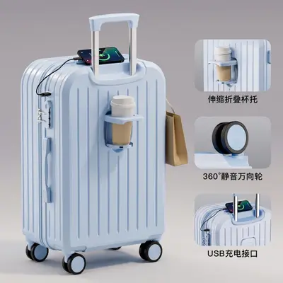 Trolley-Koffer mit Zahlenschloss, robust und langlebig - 9