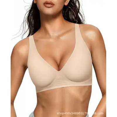 Women's Wireless Comfortable Push-Up Bra - 8