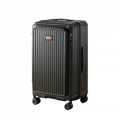 Side-opening luggage 24-28 inch, silent wheels, multifunctional