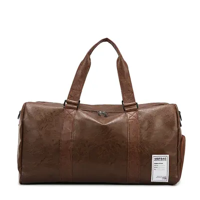 Portable travel bag, soft PU leather, multifunctional - 8