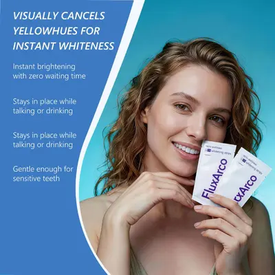 V34 Teeth Whitening Strips for Daily Gentle Care and Tooth Cleaning - 2