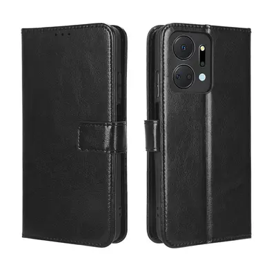 Honor X6A X7A X8A leather phone case Crazy Horse pattern wallet design