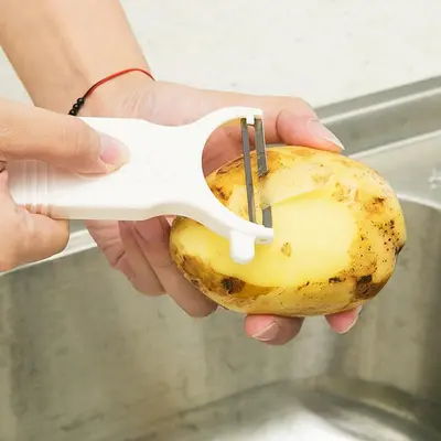 Stainless steel kitchen peeler, multifunctional - 4