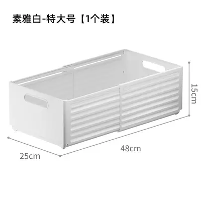 Retractable kitchen storage box with drawers for snacks - 10