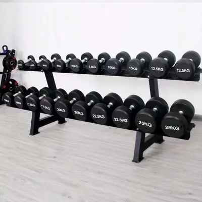 Dumbbell Set with Storage Rack