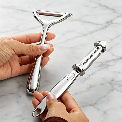 Multifunctional Zinc Alloy Peeler for Potatoes and Fruit
