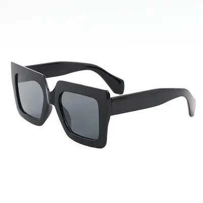 Oversized Square Frame Sunglasses Women's Party Style - 11