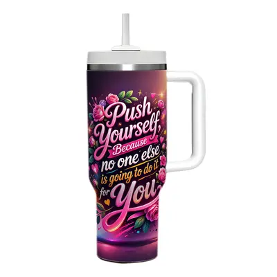 40 oz Stainless Steel Ice Tumbler, Large Capacity Car and Camping Cup