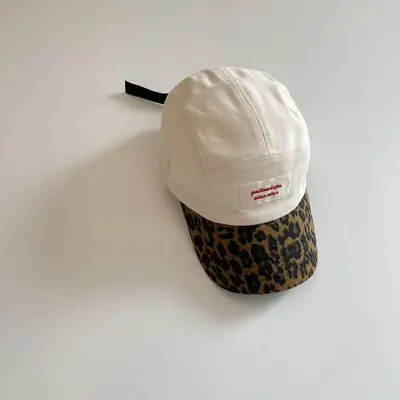 Kinder-Baseballkappe mit Leopardenmuster, Colorblock, koreanischer Stil, Herbst/Winter - 7