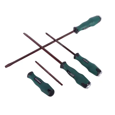 Magnetic Non-Slip Screwdriver Set, Phillips and Flat Head - 5