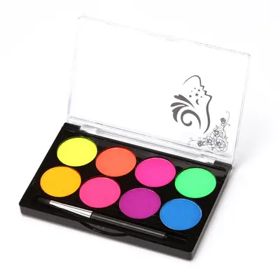8-Color Fluorescent Water-Soluble Body and Face Paint - 5