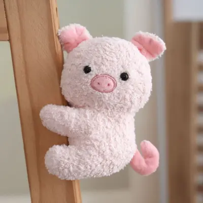 Plüsch-Clip-Figuren Schweinchen und Hündchen für Bildschirmdekoration - 12