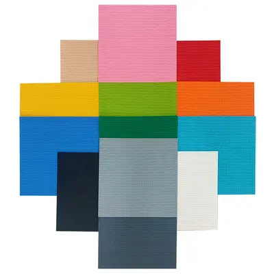 Building Block 50x50 Large Base Plate Wall Accessory, LEGO Compatible - 6