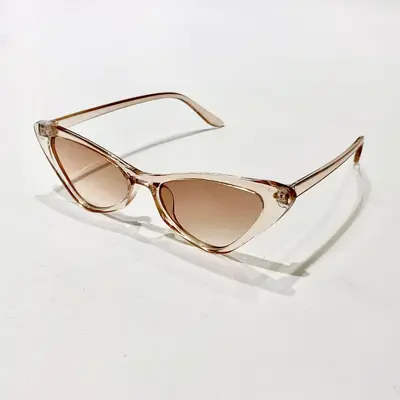 Damen-Cat-Eye-Sonnenbrille im Retro-Dreieck-Stil - 9