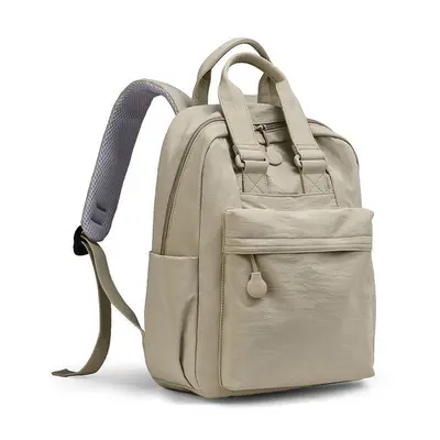 Women's 2025 Solid Color Travel Backpack, Lightweight, Large Capacity - 8