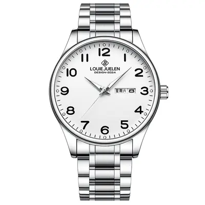 Kuvars saat, gece parlayan, büyük rakamlı, unisex - 10