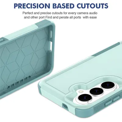 2-in-1 Anti-Drop Case for Samsung A57, Contrast-Color Protective Case for S26 Ultra