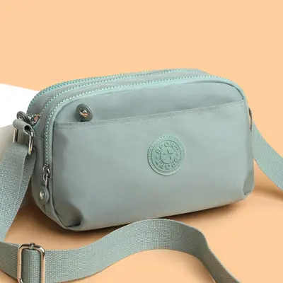 Waterproof Nylon Oxford Women's Shoulder Bag, Casual Printed Bag for Middle-Aged Women - 3