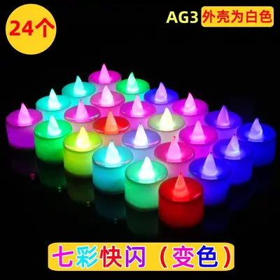 Cross-border Smokeless LED Electronic Candle Light Romantic Multicolor Heart-shaped Birthday Party Wedding Decoration Creative Small Ornament - 13