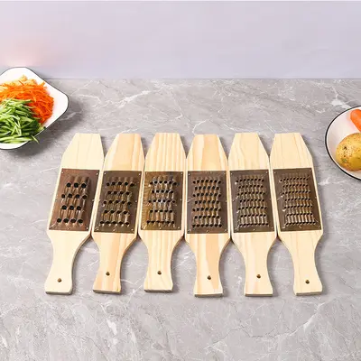 Vegetable grater, medium size, wooden board, multi-function