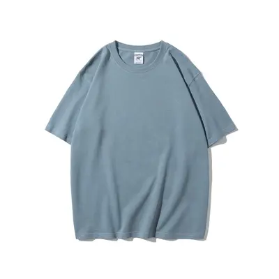 Herren-Sommershirt AG280g Maqin Herren-Schwerstoff-Rundhals-T-Shirt 100% Baumwolle Uni-Herren-Kurzarm-Herren-Bedrucktes T-Shirt - 13