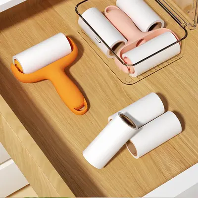 Portable adhesive lint roller, tear-off - 11