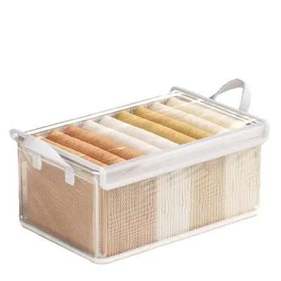 PVC saklama kutusu, şeffaf, katlanabilir kapaklı - 6