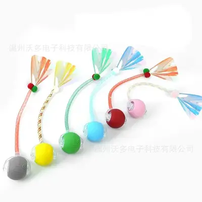 Automatic Cat Teaser Ball, Bite-Resistant, with Rope - 7