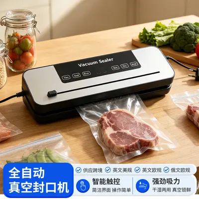 Fully automatic vacuum sealing machine for dry and wet food - 2