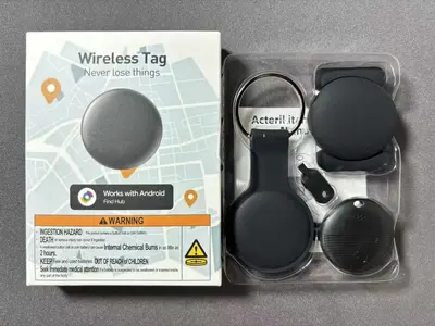 Ultraflaches Portemonnaie mit GPS-Tracker - 10