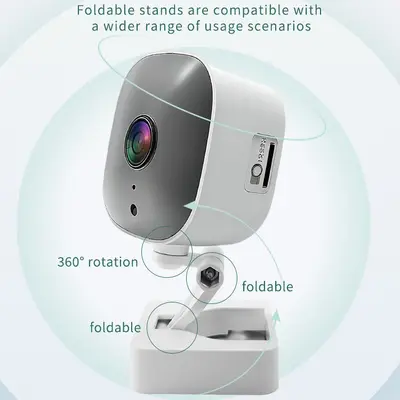 K7跨境爆款WiFi卡片机智能高清广角手机远程家用室内监控摄像头