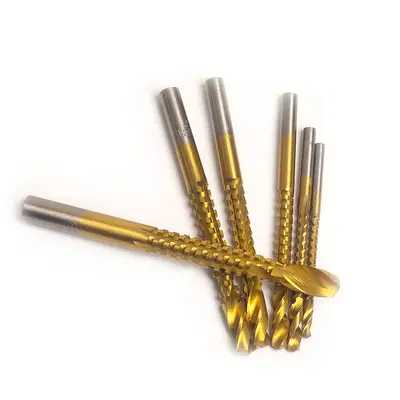 3-8mm Saw Drill Bit, Twist Drill, Woodworking Groove Cutting Tool