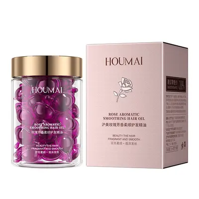 Haarpflege-Essenz-Kapseln mit Rose, Marokko-Arganöl und Aloe Vera, geschmeidig - 5