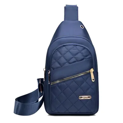 Women's Large Capacity Nylon Chest Bag with Shoulder Strap, Bicycle Bag - 12