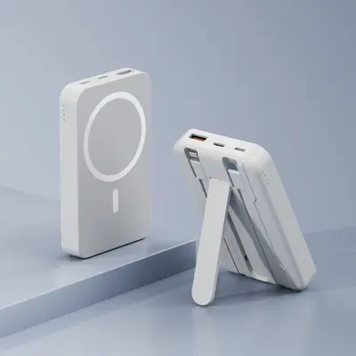 New model built-in cable holder magnetic wireless power bank 20000mah large capacity super fast charging mobile power source - 7