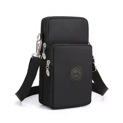 Women's Oxford Cloth Crossbody Mini Phone Bag - 7