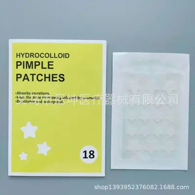 Pembe hidrokolloid sivilce bandı, şeffaf - 7
