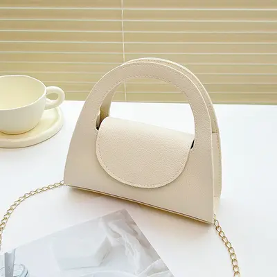 Lychee Pattern Women's Handbag with Mini Coin Purse - 8