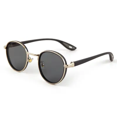 Round Frame UV Protection Unisex Sunglasses - 5