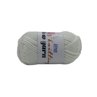 2mm Light-Up Wool Crochet Baby Yarn, Handmade Wool Art Thread - 6