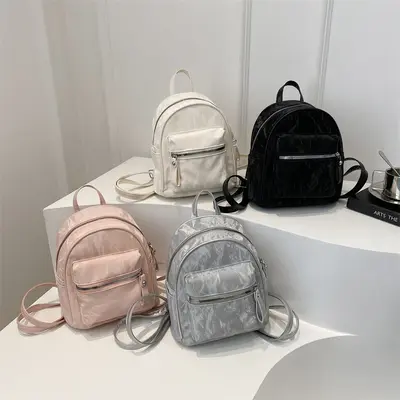 Women's Small Simple Backpack, Casual Daily and Travel Use - 1